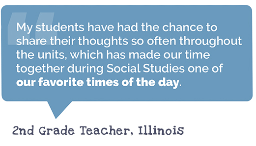Illinois teachers love Inquiry Journeys